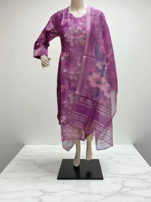 Silk tissue salwars-A01857